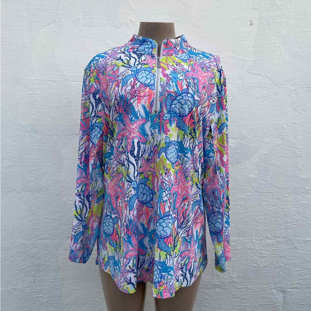 Anthony’s Colorful Ocean-Inspired Long Sleeve Top